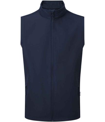 Premier Windchecker� Recycled Printable Soft Shell Gilet - NAV - XXL